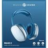 Cellularline - Cuffie Bluetooth Btheadbmsmaxi2b-blu