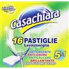 Casachiara - Pastiglie per lavastoviglie 5 in 1 - 16 confezioni da 16 pezzi [256 pezzi]