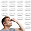 HansaGT Medical Benda per il naso, 20 pezzi, con passanti per le orecchie, bendaggio per le ferite, elastici per le orecchie, ad alta capacità di assorbimento, lattice e e-book (sulla salute)