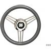 Ultraflex Volante Ultraflex V25 Steel in Acciaio Inox con Impugnatura Poliuretano - Grigio