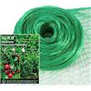Sukh 4 x 10 m Rete da giardino - Rete da giardino per patch vegetali a