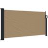 KGFHERENB Tenda laterale estensibile, tortora, 100 x 300 cm, protezione da sguardi indiscreti e dal vento, per balcone, terrazza e giardino, divisorio flessibile con telaio robusto