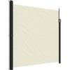 KGFHERENB Tenda laterale estensibile, color crema, 200 x 300 cm, per balconi e giardini, paravento, terrazza, divisorio per interni