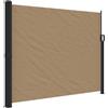 KGFHERENB Tenda laterale estensibile, colore tortora, 160 x 500 cm, protezione da sguardi indiscreti, protezione solare, divisorio per balcone, terrazzo, giardino