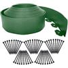 shsyue Bordo flessibile per prato, 10 m, bordo in plastica da giardino [extra alto 10 cm di altezza] con 30 picchetti di fissaggio, kit di bordura paesaggistica, mini recinzione per aiuole, pavimentazione