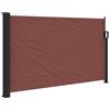 KGFHERENB Tenda laterale estensibile, marrone, 120 x 500 cm, protezione da sguardi indiscreti, protezione dal vento, robusta, paravento, divisorio per giardino, balcone, terrazza