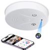 Nisanuki Telecamera Spia Nascosta WiFi, 5G Wireless Spy Cam Rilevatore di Fumo