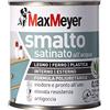 MAXMEYER Smalto All'Acqua Poliuretanico Satinato Bianco 0,125 L