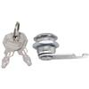RemixAst Serratura a camma in metallo di alta qualità con chiave di sicurezza, perfetta per schedari e armadietti degli attrezzi (16 mm)