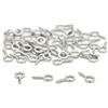 NaturSchatulle Occhielli a vite, ganci a vite, 10 x 5 mm, viti ad anello, 500 pezzi, in acciaio inox, per fai da te, creazione di gioielli