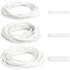 CiShow 15 metri di filo di tenuta per fughe, diametro 4 mm/5 mm/6 mm, guarnizione in silicone nero, filo di riempimento, filo di riempimento, guarnizione per fughe, profilo di riempimento per fessure e