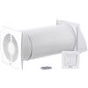LIRAST 150mm Ventilazione Meccanica Controllata VMC Doppio Flusso Recupero Calore con Interruttore - VMC Recuperatore di Calore Doppio Flusso