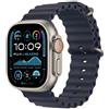 APPLE - Watch Ultra 2 Gps + Cellular 49mm Natural Titanium Case Mit Navy Ocean Band (mx4d3fd /a) - SPEDIZIONE GRATUITA