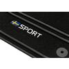 Motohobby Set di 4 tappetini sportivi in velluto per Saab 9 - 3 II (2002 - 2011) - su misura