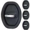 AYBEN 4 Pezzi di Copertura per Serratura della portiera dell'auto, per Audi Q2 2020-2023 2024 Accessori Decorativi per coperture protettive,A Black