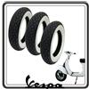 GSC RICAMBI SRL KIT 3 GOMME GOMMA COPERTONE COPERTONI PNEUMATICI CON FASCIA BORDO BIANCO COMPATIBILI PER PIAGGIO VESPA 50 SPECIAL - ET3-125 PRIMAVERA - VESPA PK 50-50 XL MISURA 3.00-10