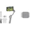 DJI Morsetto per smartphone con luce ausiliaria integrata per DJI OM con DJI Osmo Mobile 6, stabilizzatore per smartphone a 3 assi, tracciamento degli oggetti, portatile e pieghevole, per Android e iPhone