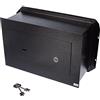Yale Cassaforte da Muro YWV/230/KB1, Nero, Accesso Tramite Chiave a Doppia Mappa, Chiusura con 2 Catenaccio in Acciaio Inox da 16mm