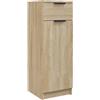 Helloshop26 Armadio da bagno classico 32 x 33,5 x 90 cm in legno di ingegneria rovere Sonoma 02_0047986