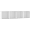 vidaXL Libreria/Mobile TV Bianco 143x30x36 cm
