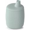 Jane Jané Bicchiere Apprendimento in Silicone Antigoccia, Convertibile, BPA Free, Antibatterico, Verde