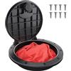 No 2X(Kit Piastra di Coperta da 6 Pollici Boccaporto di Coperta per Kayak con 2442
