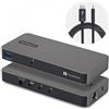 StarTech.com Hub Thunderbolt™ 5 a 4 Porte con KVM Thunderbolt™ Share