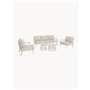 Bizzotto Salotto da giardino Lanai, set da 5 -