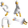 Generic So Tired Lazy Duck Mini ornamenti da scrivania, graziose statuette a forma di anatra per monitor, cruscotto e scrivania, realizzate a mano, in resina, accessori per ufficio, casa e veicoli (stili 1)