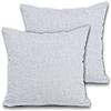 Cieffepi Home Collections Federa Copricuscino MULTICOLOR (Set 2 Federe 40x40 cm, Ghiaccio)