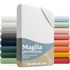 Laleni premium lenzuola culla 50x89 cm con angoli 2 pz | lenzuola carrozzina neonato certificate OEKO-TEX | lenzuola con angoli 100% cotone | set lenzuola lettino neonato | set lenzuola culla | bianco