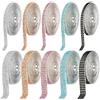 YiiHHooN 10 Rotoli Nastro di Strass, Multicolore Nastro con Strass, Strisce Adesive Flessibili e Nastri Diamantati per Decorazioni di Vestiti Scarpe Auto Matrimoni e Compleanni