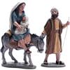 Triciclo Editores Fuga in Egitto - Set 2 Figurine | Figure misteriose |Figure del presepe |Serie 11 cm| Progettato da José Luis Mayo Decorazione natalizia |Nascita