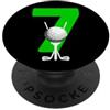 COOL GOLF DESIGNS AND OUTFITS NUMERO GOLF 7 ANNI ANTICO GOLF 7° COMPLEANNO PopSockets PopGrip Adesivo