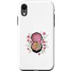 Estetica Moda Floreale Custodia per iPhone XR Rosa Scatola Anello Matrimonio Floreale Botanica
