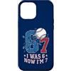 Boys Seventh Birthday Sports Meme Ts Custodia per iPhone 12 Pro Max 6 7 Baseball I was 6 Now I'm 7 boy settimo 7th Birthday