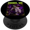 Halloween Glam Retro Vintage Comics Pop Zombie MD Undead Doctor Medicine Medical Spooky Horror da uomo PopSockets PopGrip Adesivo