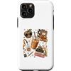 Teach Inspire Love Studio Custodia per iPhone 11 Pro Leopard Teacher Back to School Supplies Caffè freddo