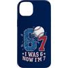 Boys Seventh Birthday Sports Meme Ts Custodia per iPhone 14 Plus 6 7 Baseball I was 6 Now I'm 7 boy settimo 7th Birthday
