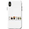 Funny Lab Dog Pet Owner Halloween Gifts Custodia per iPhone X/XS Labrador Retriever amante dei cani spettrale autunno Halloween grafica