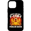 Funny F-Caw-F Merch Tees and Gifts Custodia per iPhone 16 Pro Max F-Caw-F Problem Solved - Dark Humor Sarcasm Chicken Pun Meme