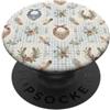 Cozy Countryside Farm Life Design Studio Cowboy Bandana Piume Ferro di Cavallo Western Farmhouse Art PopSockets PopGrip Adesivo
