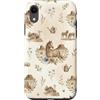 Cozy Countryside Farm Life Design Studio Custodia per iPhone XR Horse Country Desert Blooms Ranch Vita Acquerello