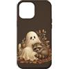 Halloween in October Custodia per iPhone 12 Pro Max Carino Fantasma Raccoon Autunno Halloween