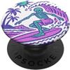 generic Scheletro surf estate spiaggia grafica PopSockets PopGrip Adesivo