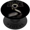 Majestic Black Mamba Face Wildlife Natur Black Mamba Face Snake Rettile Wildlife Black Mamba PopSockets PopGrip Adesivo