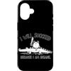 Frog Meme Funny Toad Joke Crocodile Meme Custodia per iPhone 16 Avrò successo perché sono pazzo motivazionale sarcastico