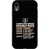 Tech Handyman Apparel Custodia per iPhone XR Riparazione computer Tariffa oraria Geek IT GUY Sysadmin