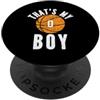 Leggende dello sport Questo è il mio ragazzo numero 0 PopSockets PopGrip Adesivo