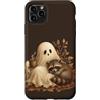 Halloween in October Custodia per iPhone 11 Pro Max Carino Fantasma Raccoon Autunno Halloween